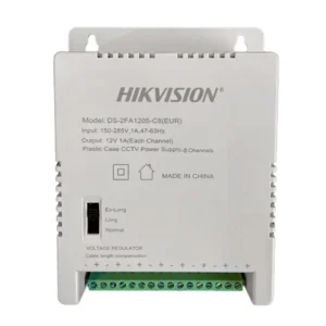hikvision 12 volts 8 channel cctv power supply